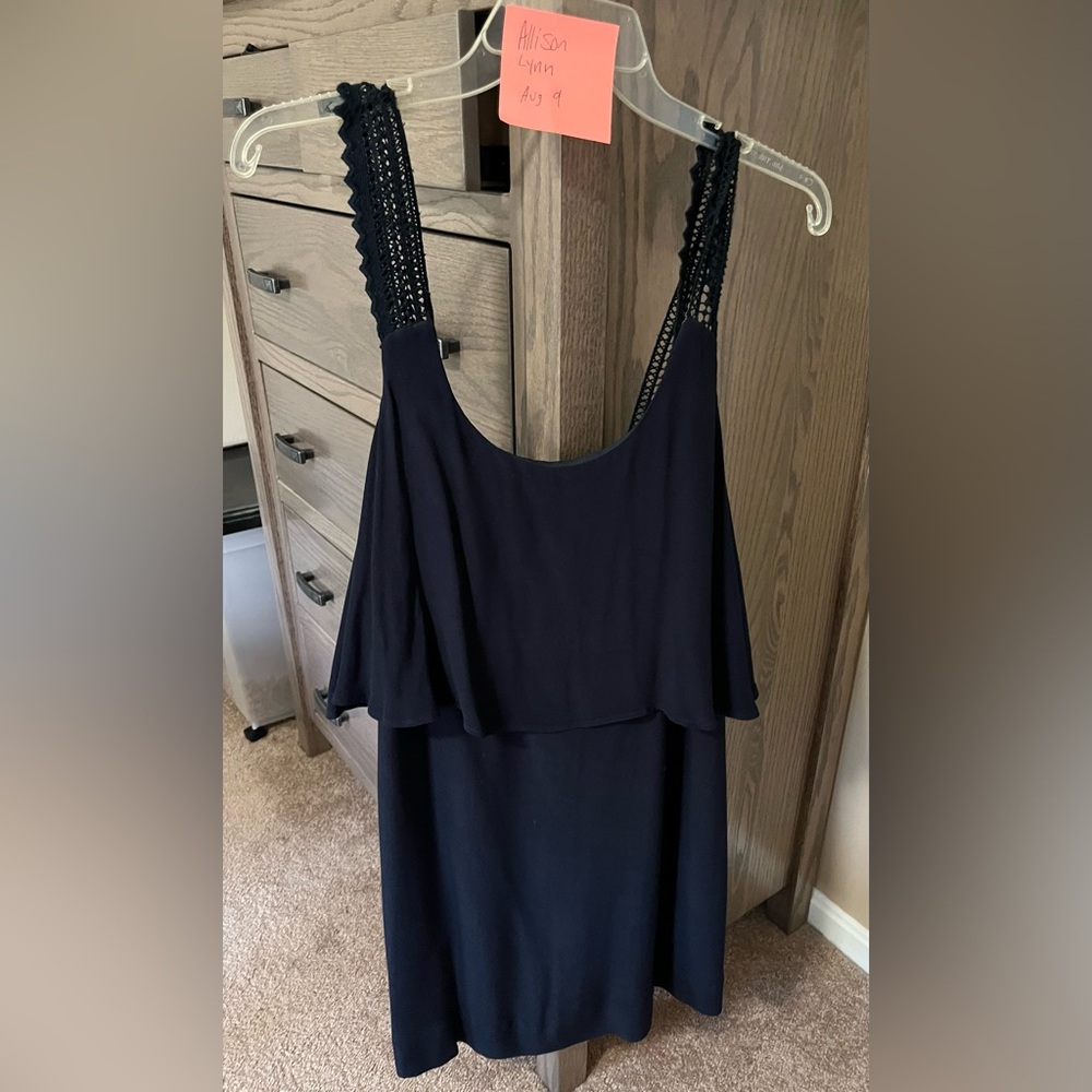 Maeve Navy Tiered Dress